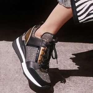 Michael Kors Georgie wedge trainer sneakers 9